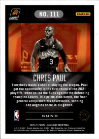 Chris Paul - Panini Illusions Base Set 2020-21, Nr. 111 – Trophy Collection Orange
