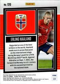 Erling Haaland - Panini Score FIFA Base Set 2022-23, Nr. 120