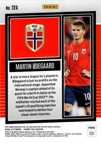 Martin Ødegaard - Panini Score FIFA Base Set 2022-23, Nr. 124