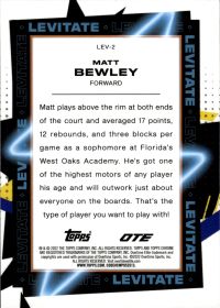 Matt Bewley - Topps Chrome OTE Levitate 2022, Nr. LEV-2