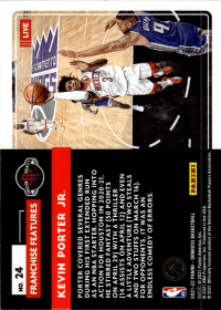 Kevin Porter Jr. - Panini Donruss Franchise Features 2021-22, Nr. 24