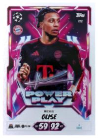 Michael Olise - Topps Match Attax UEFA Club Competitions Power Play Signature Style 2026-27, Nr. 222