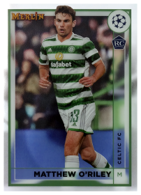 Matthew O'Riley - Topps Merlin Chrome UEFA Club Competitions Base Set 2022-23, Nr. 34 – Rookie Card