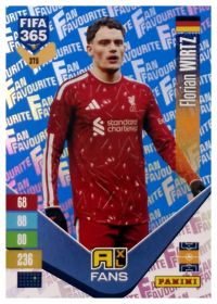 Florian Wirtz - Panini Adrenalyn XL FIFA 365 Fan Favourites 2026-27, Nr. 375 – Blue, Insert