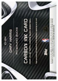 Gary Harris - Topps Chrome Black Carbon Ink Autographs 2025-26, Nr. CI-GH – Autogramm