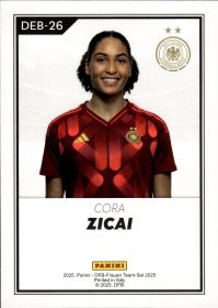 Cora Zicai - Panini DFB-Frauen Team-Set National Debut 2025, Nr. DEB-26 – Insert