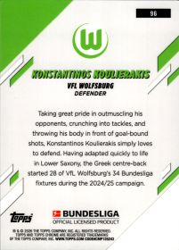 Konstantinos Koulierakis - Topps Chrome Bundesliga Base Set 2025-26, Nr. 96