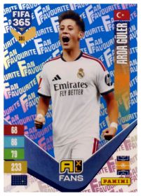 Arda Güler - Panini Adrenalyn XL FIFA 365 Fan Favourites 2026-27, Nr. 391 – Blue, Insert