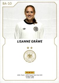 Lisanne Gräwe - Panini DFB-Frauen Team-Set Base Set 2025, Nr. BA-10