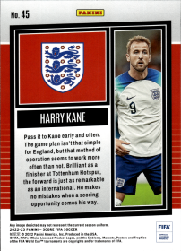 Harry Kane - Panini Score FIFA Base Set 2022-23, Nr. 45