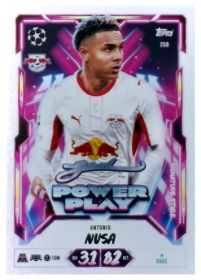 Antonio Nusa - Topps Match Attax UEFA Club Competitions Power Play Signature Style 2026-27, Nr. 258