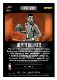 Devin Booker - Panini Illusions Base Set 2020-21, Nr. 20