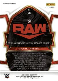 Cody Rhodes - Panini Select Concourse 2023, Nr. 28 – Orange Flash
