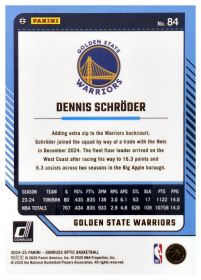 Dennis Schröder - Panini Donruss Optic Base Set 2024-25, Nr. 84