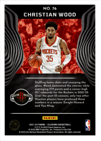 Christian Wood - Panini Illusions Base Set 2021-22, Nr. 76