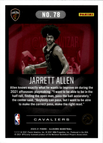Jarrett Allen - Panini Illusions Base Set 2020-21, Nr. 78