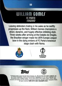 William Gomes - Topps UEFA Club Competitions Base Set 2025-26, Nr. 50 – Diamante