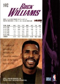 Buck Williams - SkyBox Base Set 1995-96, Nr. 102