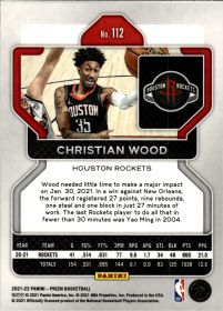 Christian Wood - Panini Prizm Base Set 2021-22, Nr. 112