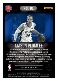 Mason Plumlee - Panini Illusions Base Set 2020-21, Nr. 61