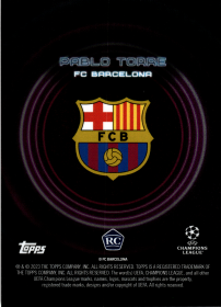 Pablo Torre - Topps UEFA Club Competitions Showcase 2023-24