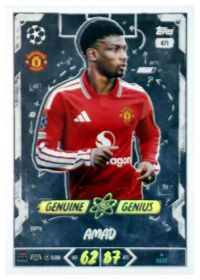 Amad - Topps Match Attax UEFA Club Competitions Genuine Genius 2026-27, Nr. 471