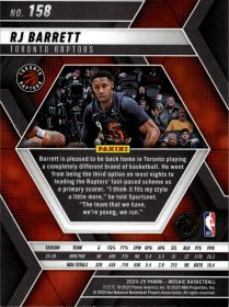 RJ Barrett - Panini Mosaic Base Set 2024-25, Nr. 158