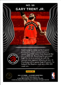 Gary Trent Jr. - Panini Illusions Base Set 2021-22, Nr. 20