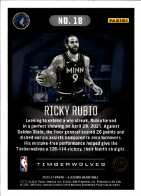 Ricky Rubio - Panini Illusions Base Set 2020-21, Nr. 18