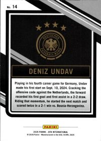 Deniz Undav - Panini DFB International Base Set 2026, Nr. 14
