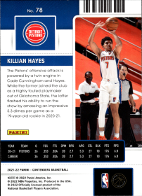 Killian Hayes - Panini Contenders Season Ticket 2021-22, Nr. 78