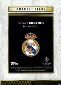 Thibaut Courtois - Topps Deco UEFA Club Competitions Current Stars 2025-26