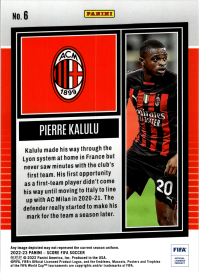 Pierre Kalulu - Panini Score FIFA Base Set 2022-23, Nr. 6