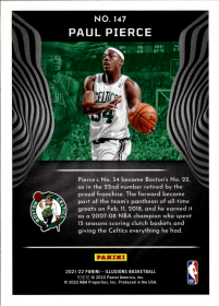 Paul Pierce - Panini Illusions Base Set 2021-22, Nr. 147