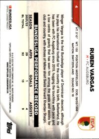 Ruben Vargas - Topps Chrome Bundesliga Base Set 2022-23, Nr. 4