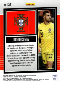 Diogo Costa - Panini Score FIFA Base Set 2022-23, Nr. 138