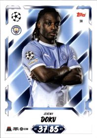 Jérémy Doku - Topps Match Attax UEFA Club Competitions Base Set 2026-27, Nr. 38