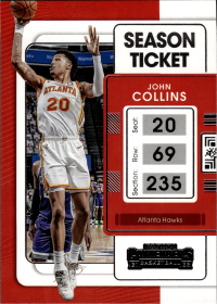 John Collins - Panini Contenders Season Ticket 2021-22, Nr. 14