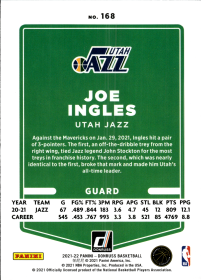 Joe Ingles - Panini Donruss Base Set 2021-22, Nr. 168
