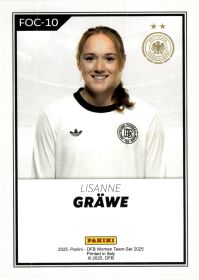 Lisanne Gräwe - Panini DFB-Frauen Team-Set FOC 2025, Nr. FOC-10 – Insert