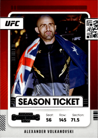 Alexander Volkanovski - Panini Chronicles UFC Contenders Season Ticket 2022, Nr. 103