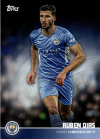 Rúben Dias - Topps Manchester City Team Set Base Set 2021-22