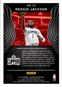 Reggie Jackson - Panini Illusions Base Set 2021-22, Nr. 113