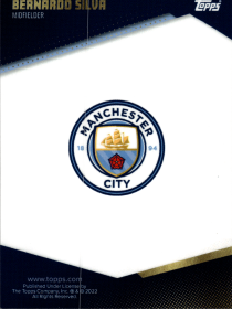 Bernardo Silva - Topps Manchester City Team Set Icons 2021-22