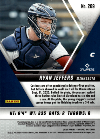 Ryan Jeffers - Panini Mosaic Base Set 2021, Nr. 269 – Rookie Card