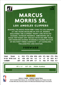 Marcus Morris Sr. - Panini Donruss Base Set 2020-21, Nr. 164
