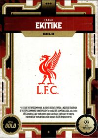 Hugo Ekitike - Topps Gold UEFA Club Competitions 2025-26