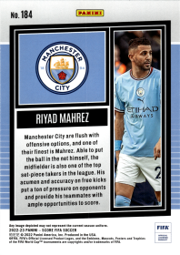 Riyad Mahrez - Panini Score FIFA Base Set 2022-23, Nr. 184