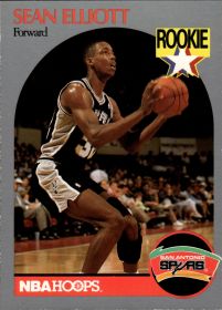 Sean Elliott - NBA Hoops Base Set 1990-91, Nr. 267 – Rookie Card