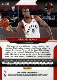 Serge Ibaka - Panini Prizm Base Set 2020-21, Nr. 246